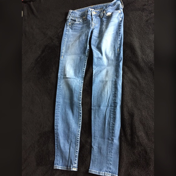 True Religion crystal studded button jeans - Picture 2 of 3